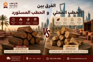 ماهو الفرق بين الحطب المستورد والحطب المحلي؟
