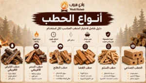 أنواع الحطب بالصور | المميزات والعيوب والاستخدامات
