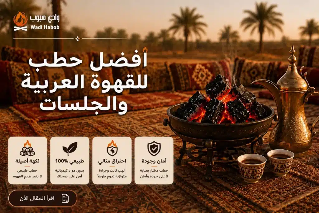 أفضل حطب للقهوة العربية والجلسات